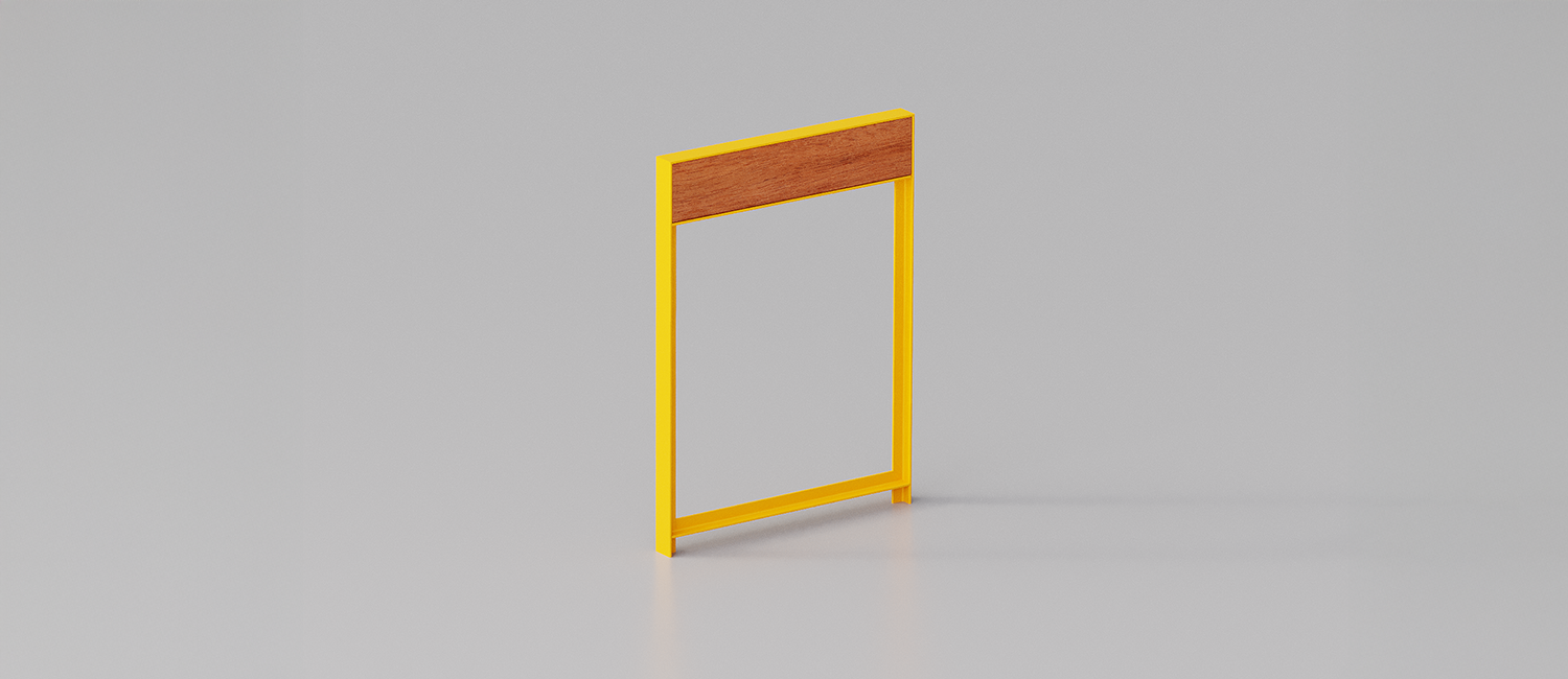Ciak pedestrain barrier wood vista 1