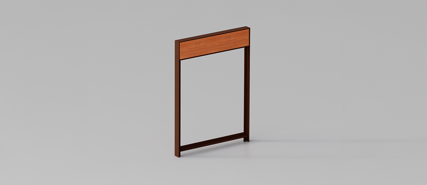 Ciak pedestrain barrier wood vista 2