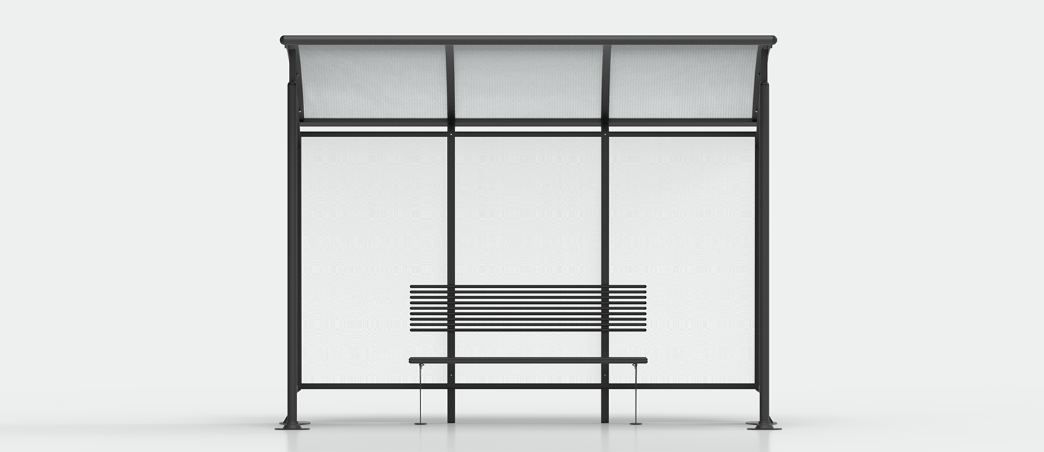 Shelter Acaya with sides walls vista 4