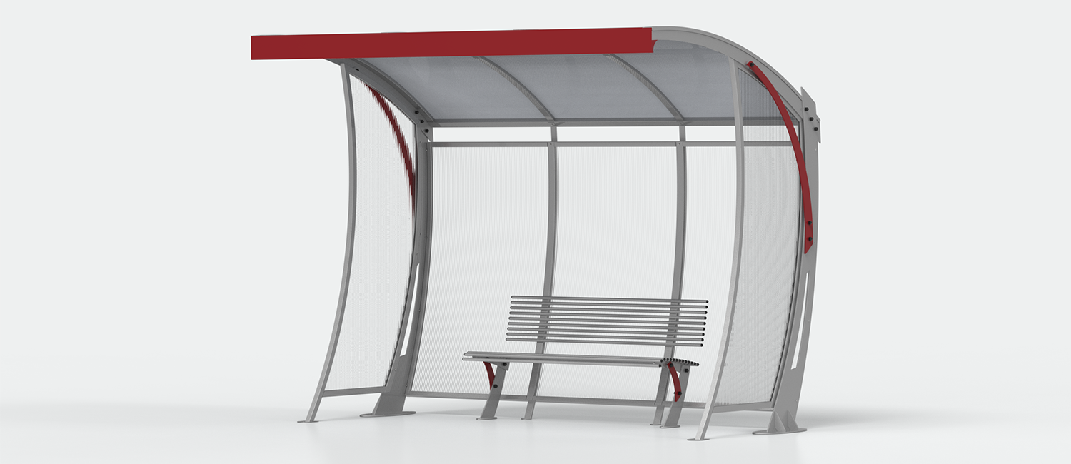 Shelter Anthea with sides walls vista 2