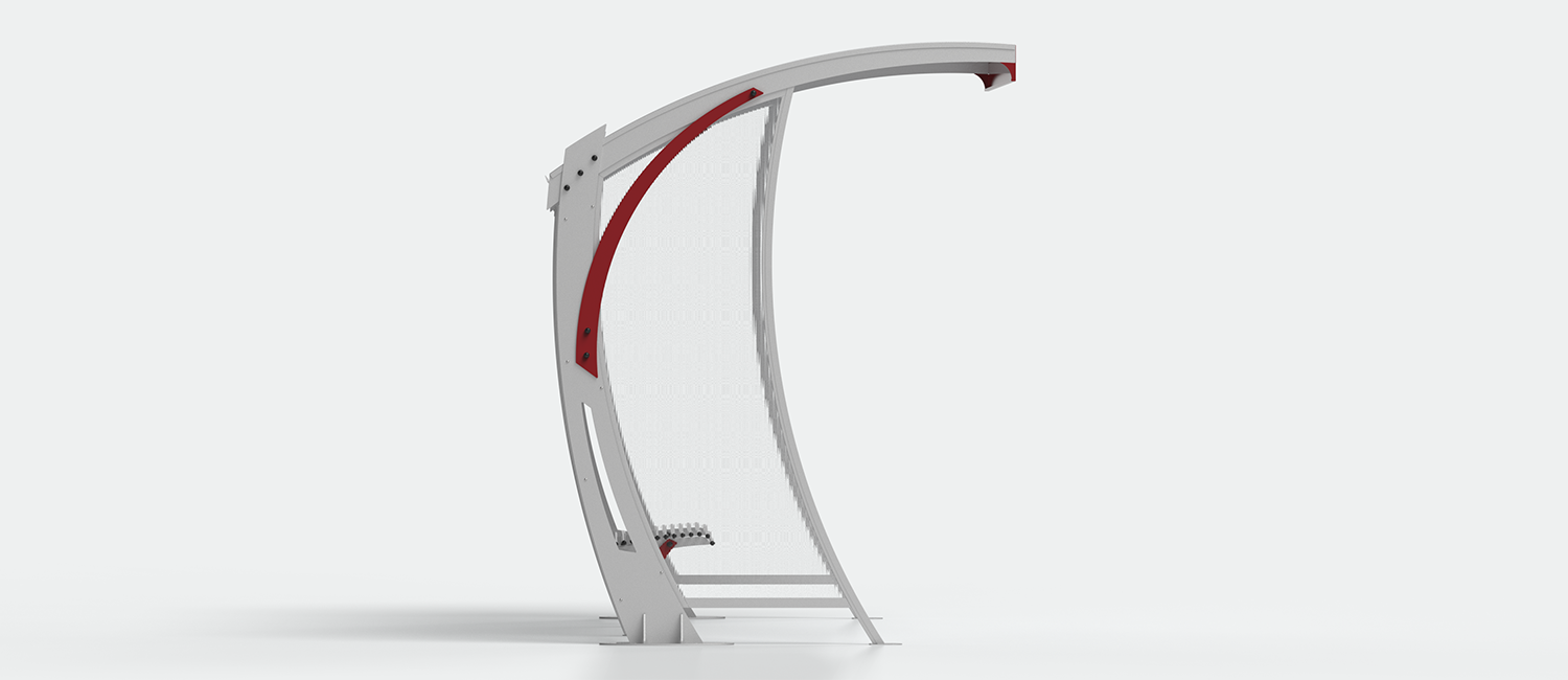 Shelter Anthea with sides walls vista 3