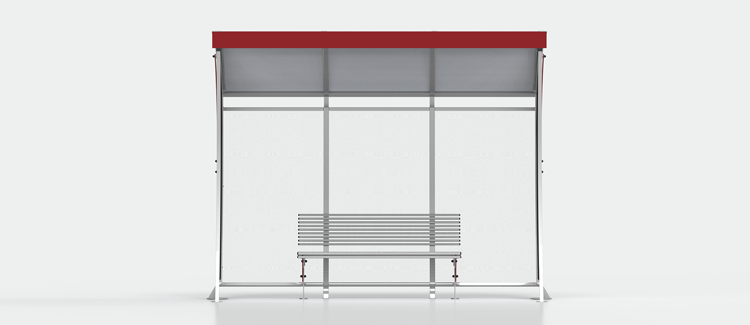 Shelter Anthea with sides walls vista 4