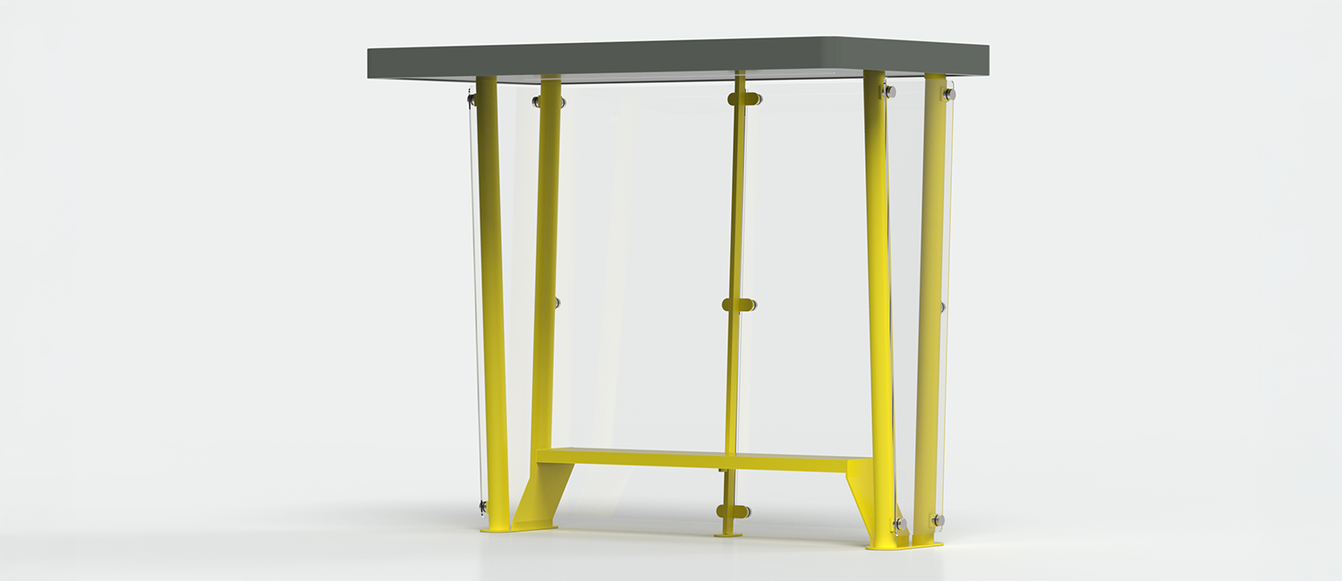 Pensilina Plaza vista 2