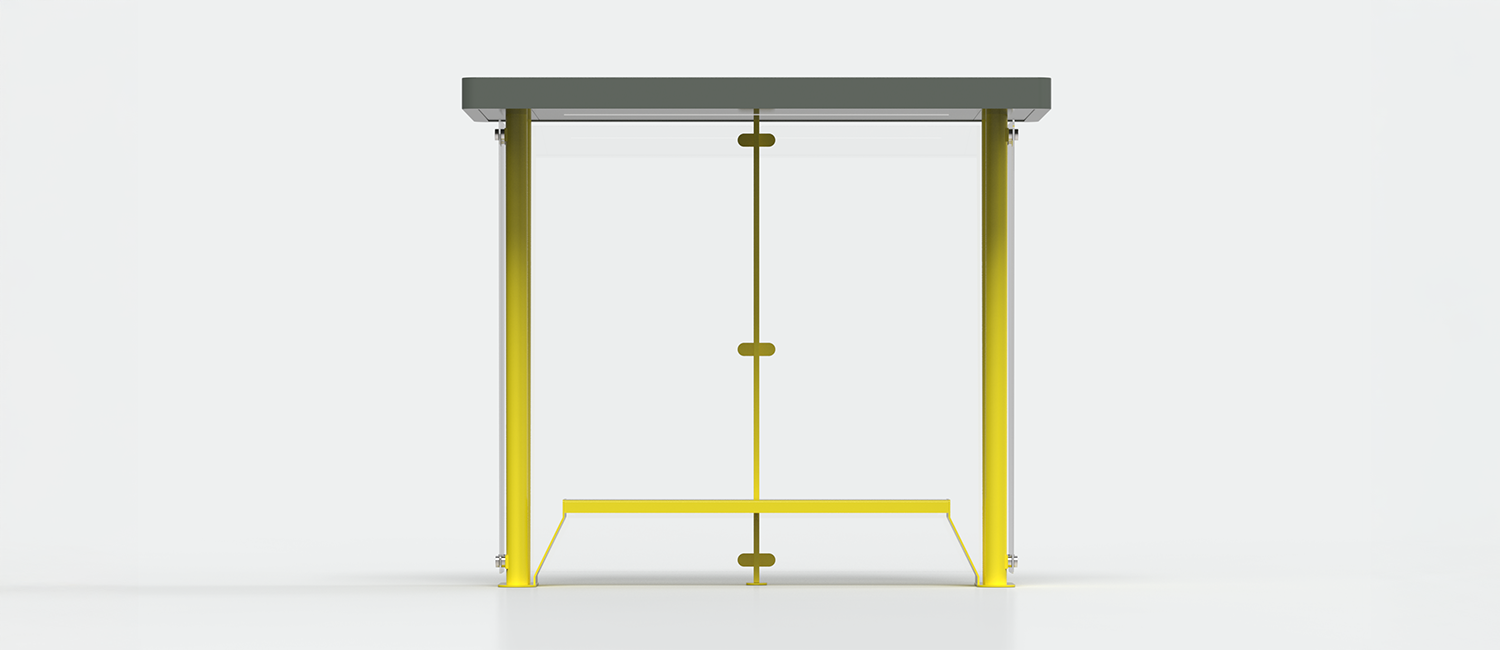 Pensilina Plaza vista 4