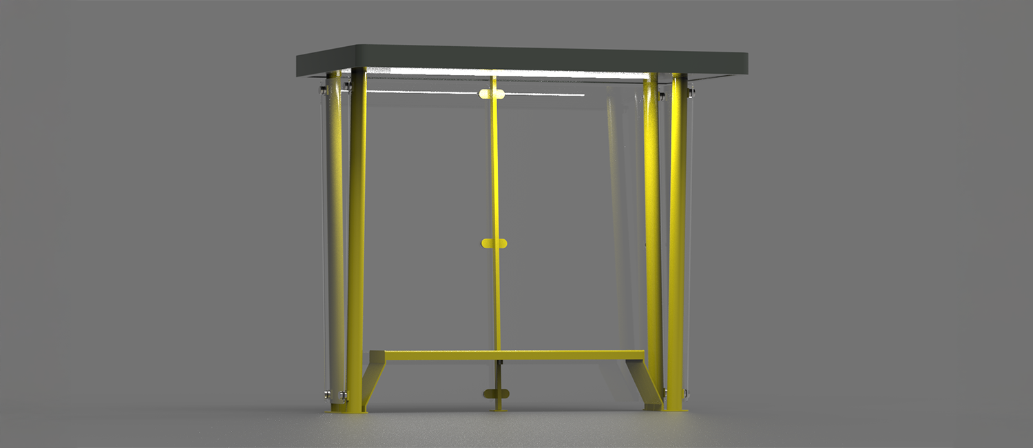 Pensilina Plaza vista 5