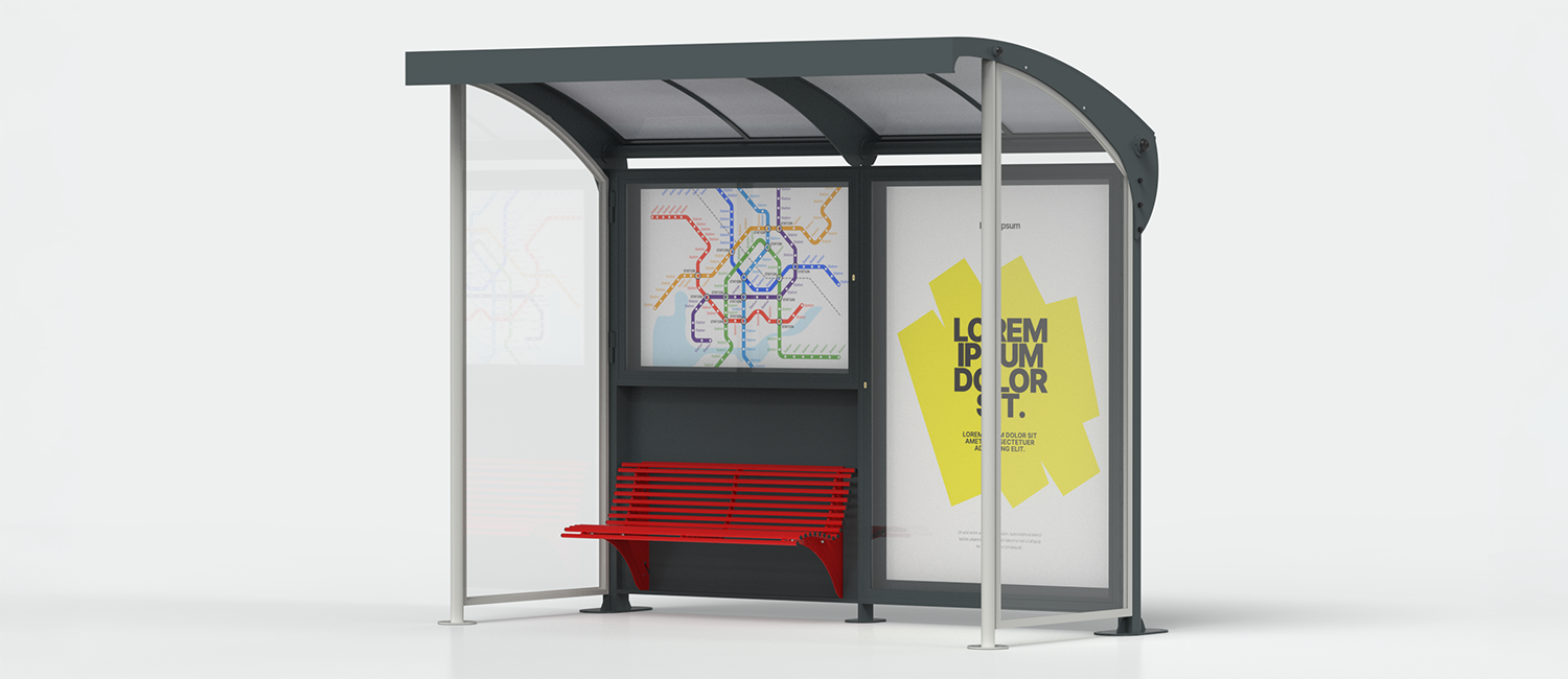 Shelter Romagna with sides walls vista 2