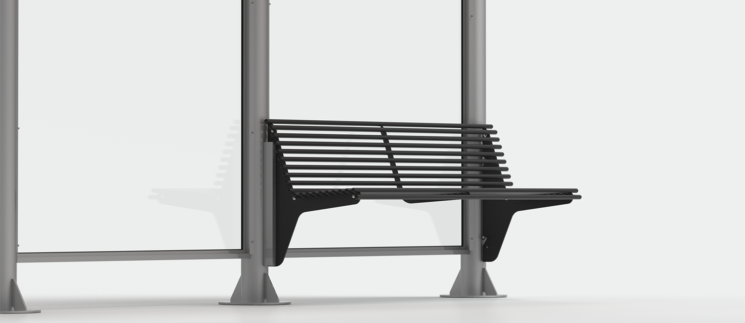 Pensilina Space a sbalzo vista 5