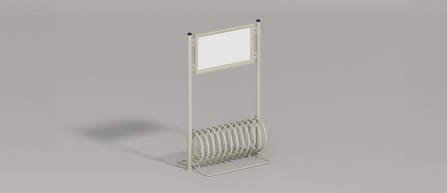 Portabici Elix Display vista 3