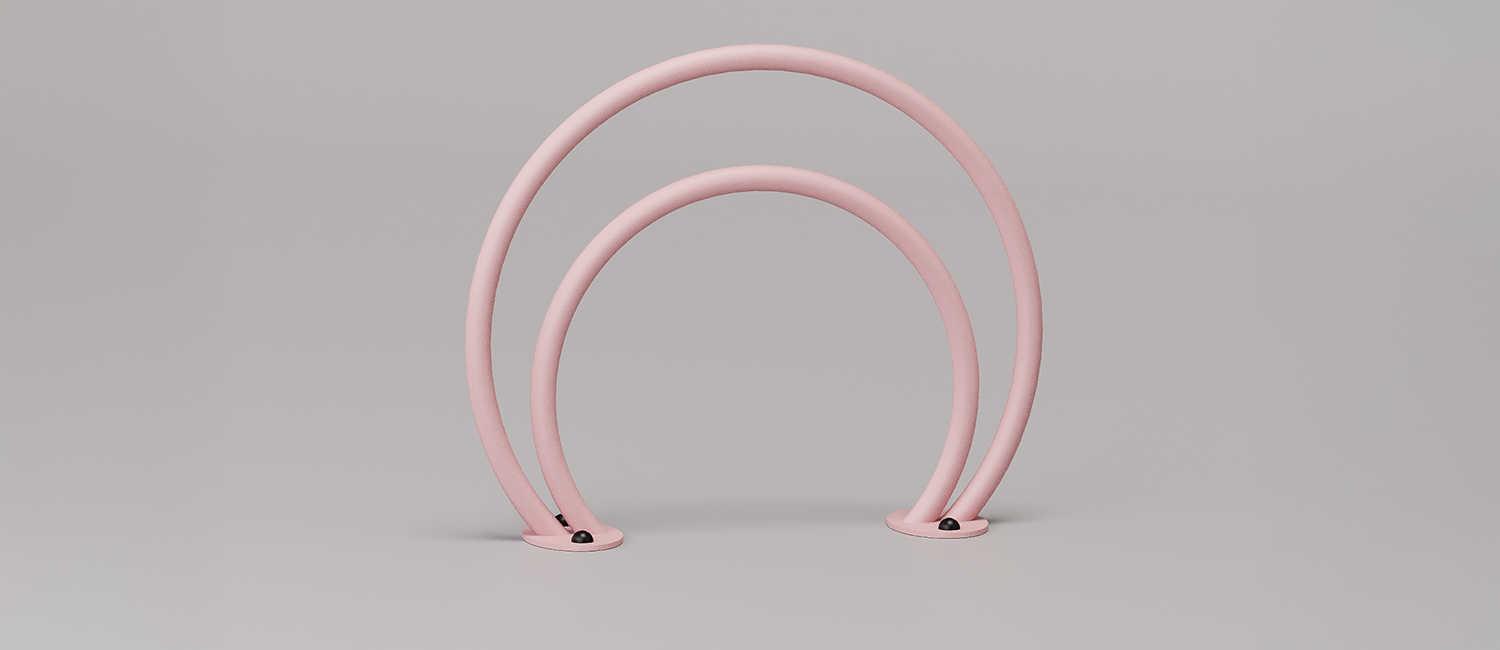Bicycle stands Hoop vista 3
