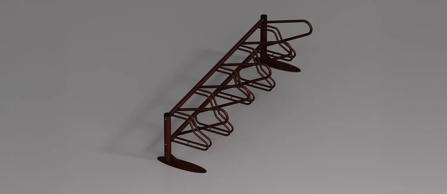5 Slot Bike Rack 5-Slot Bike Rack