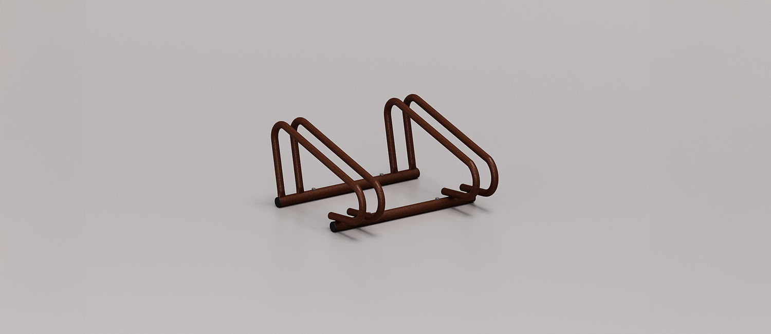 Portabici Roma a due posti vista 3