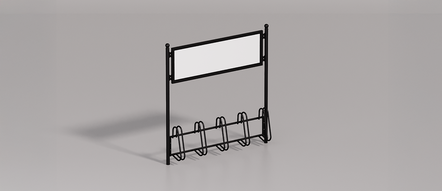 Bicycle stands Liberty Display vista 1