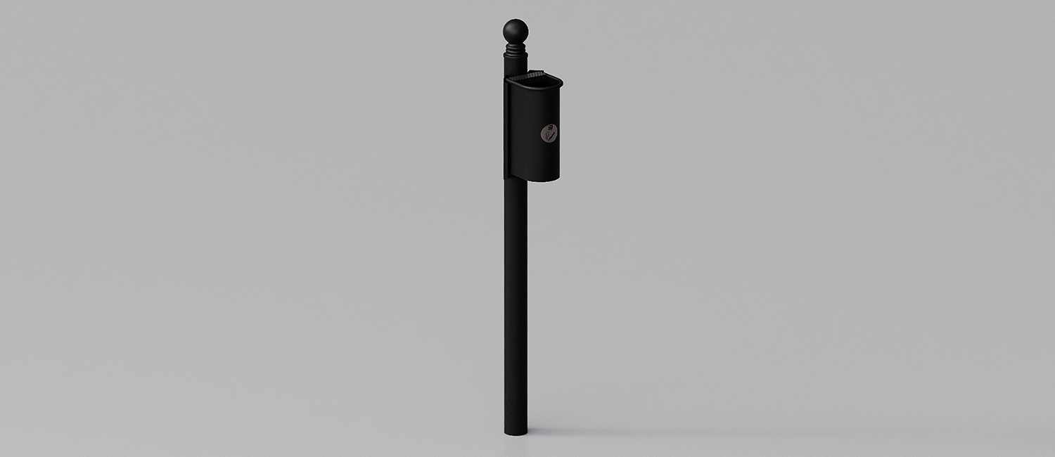 Ashtray Cicco with column vista 1