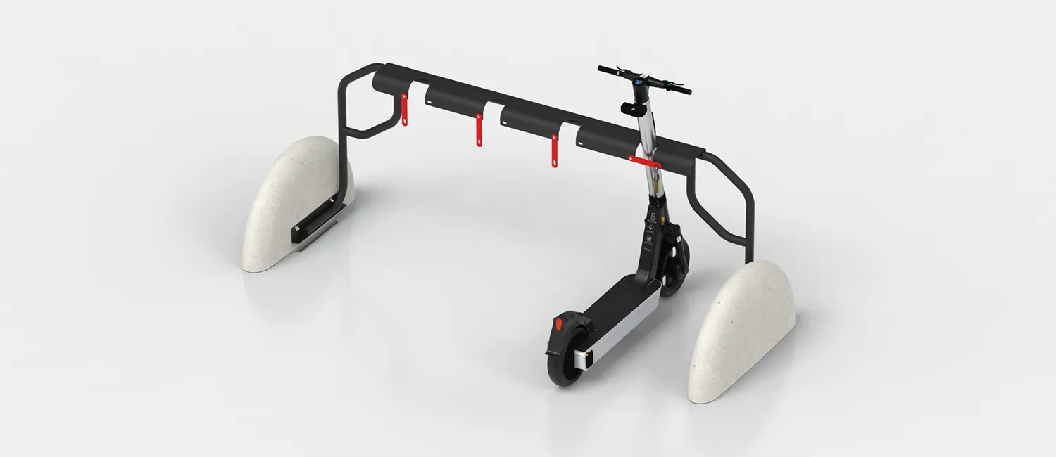 Scooter Lock Racks Freestanding Scooter Rack