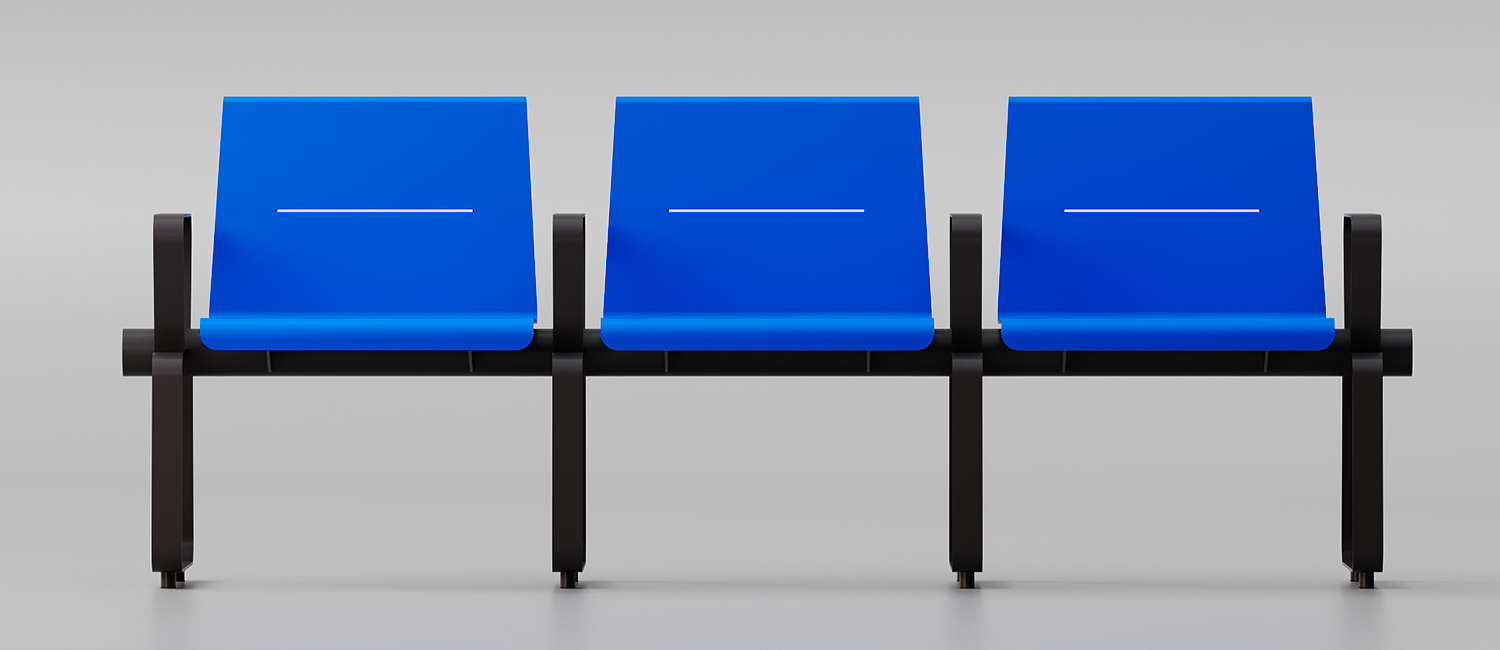 Portland seat with backrest vista 3