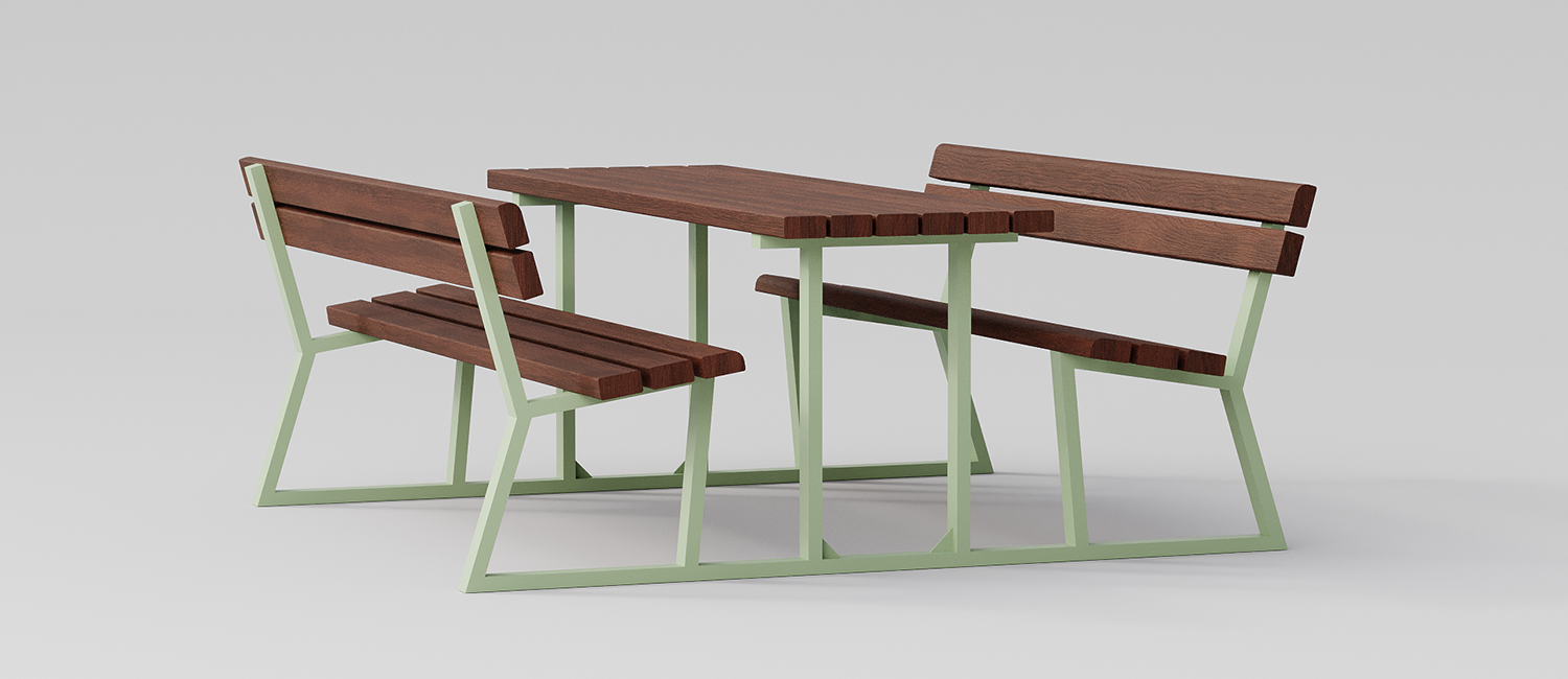 Tavolo da picnic Break vista 2