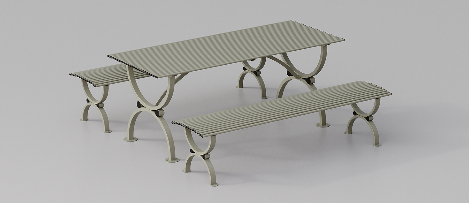 Picnic table Clematis vista 4