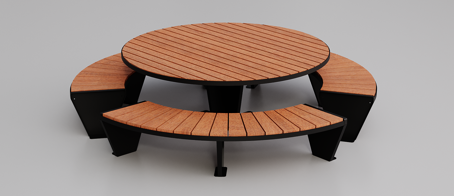 Tavolo da picnic Round vista 2