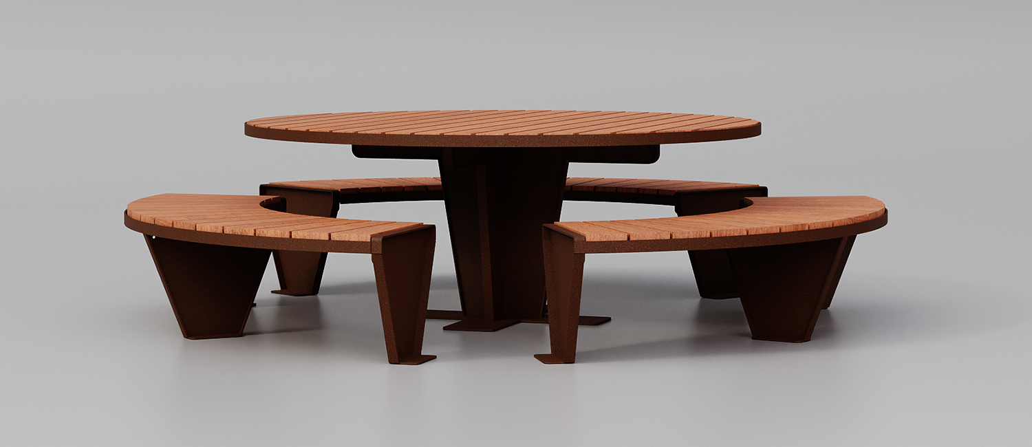 Tavolo da picnic Round vista 3