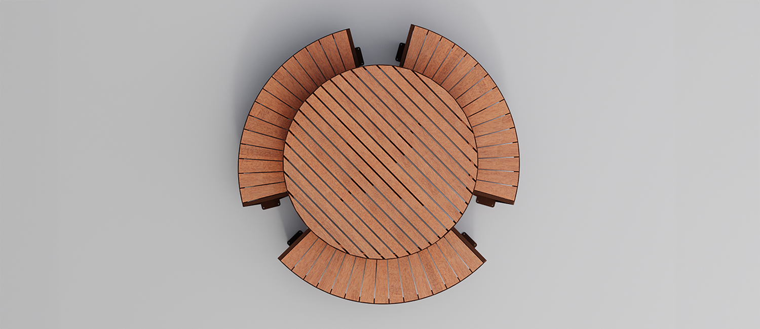 Tavolo da picnic Round vista 4