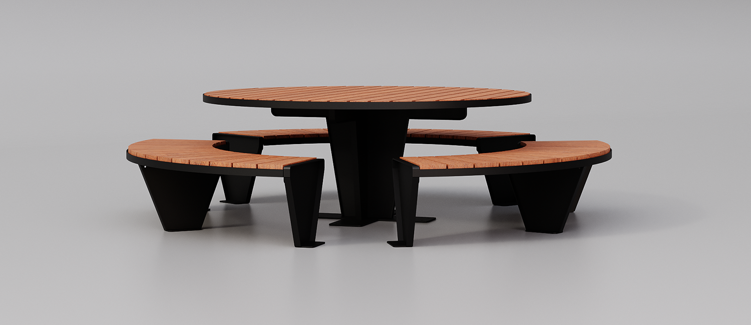 Tavolo da picnic Round vista 9