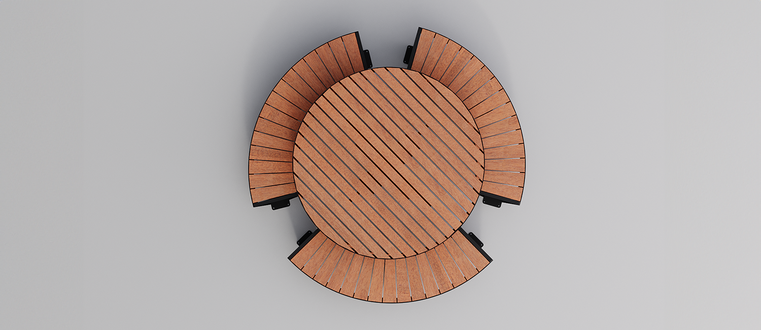 Tavolo da picnic Round vista 10