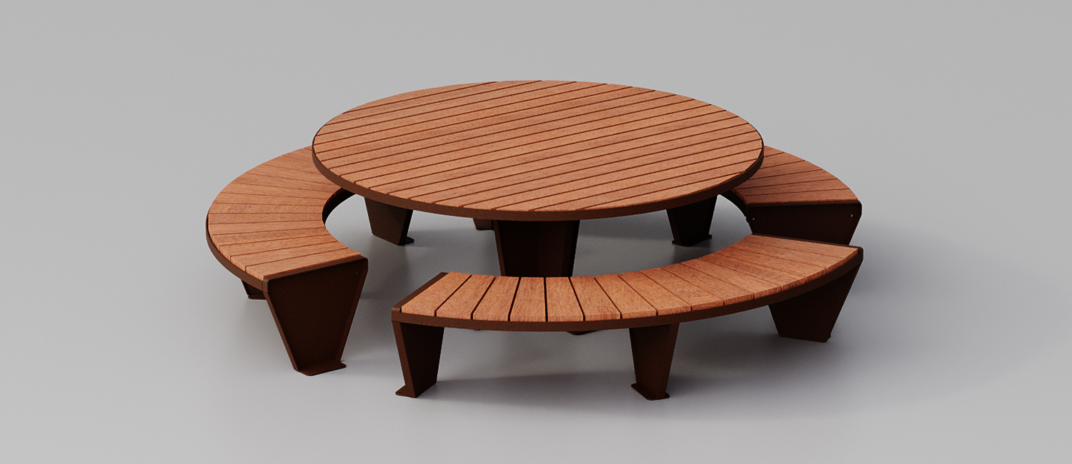 Tavolo da picnic Round vista 15