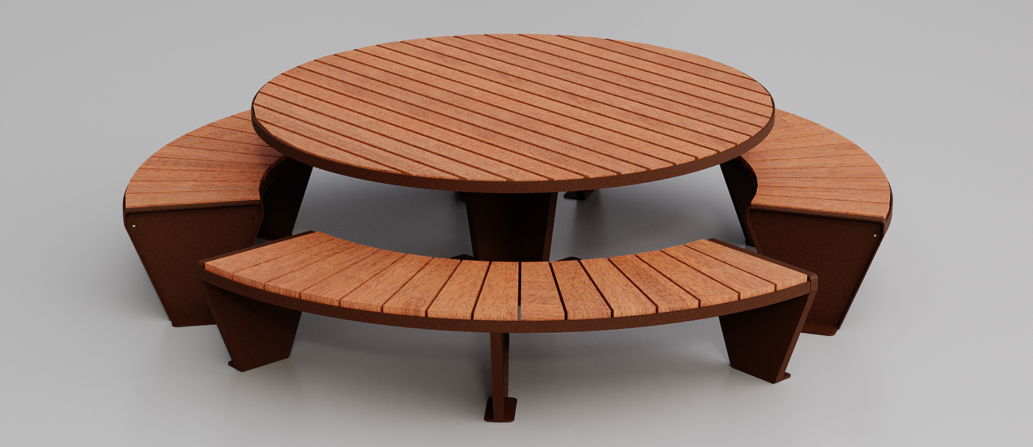 Tavolo da picnic Round vista 16