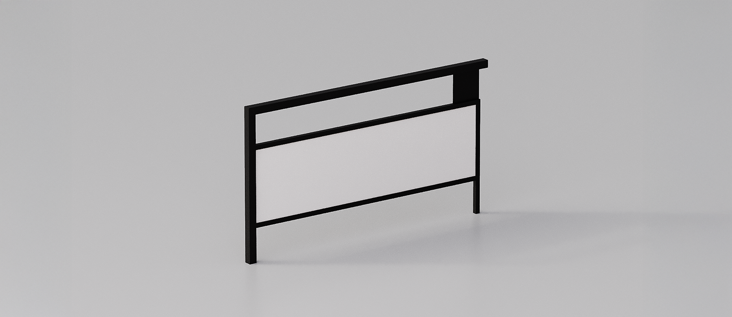 Transenna Simply pubblicitaria vista 1