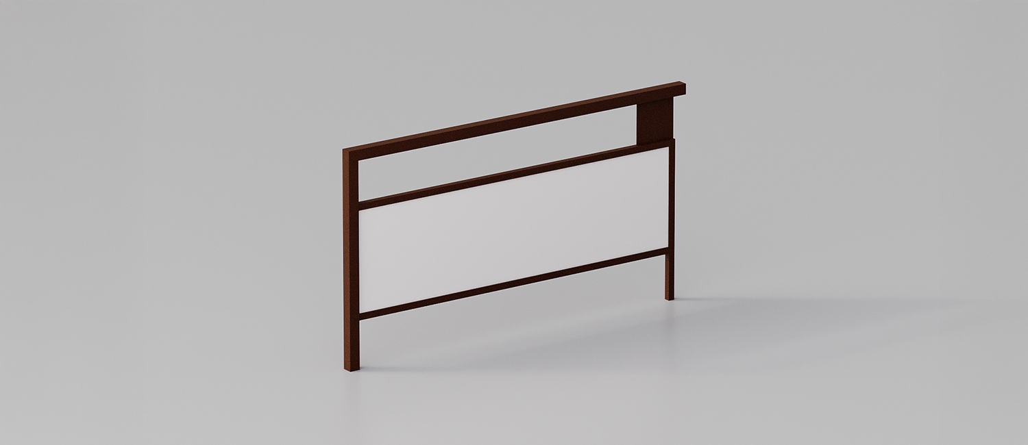 Transenna Simply pubblicitaria vista 2