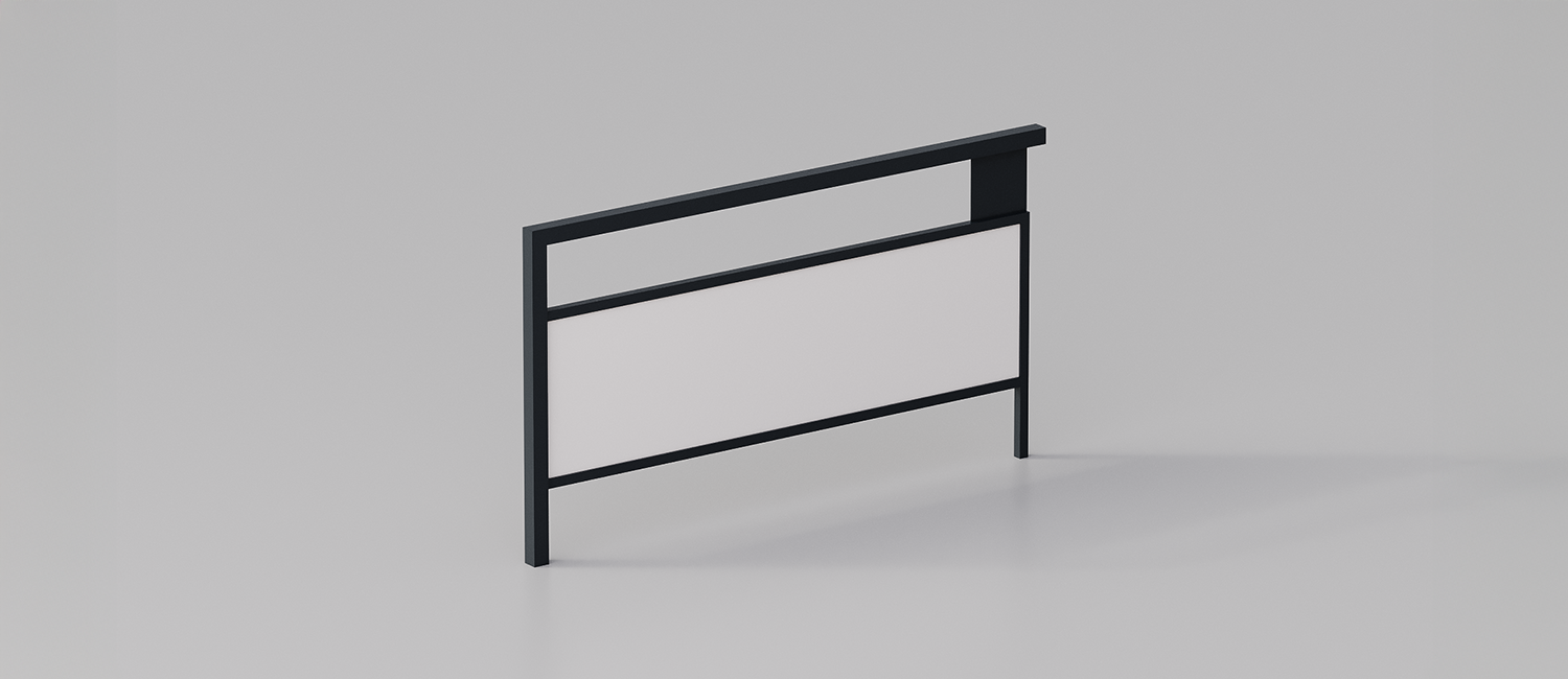 Transenna Simply pubblicitaria vista 3