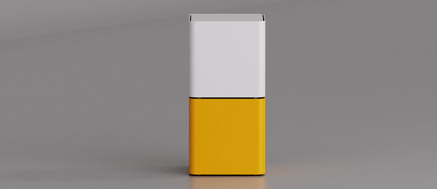 Cubik table with metal top vista 3