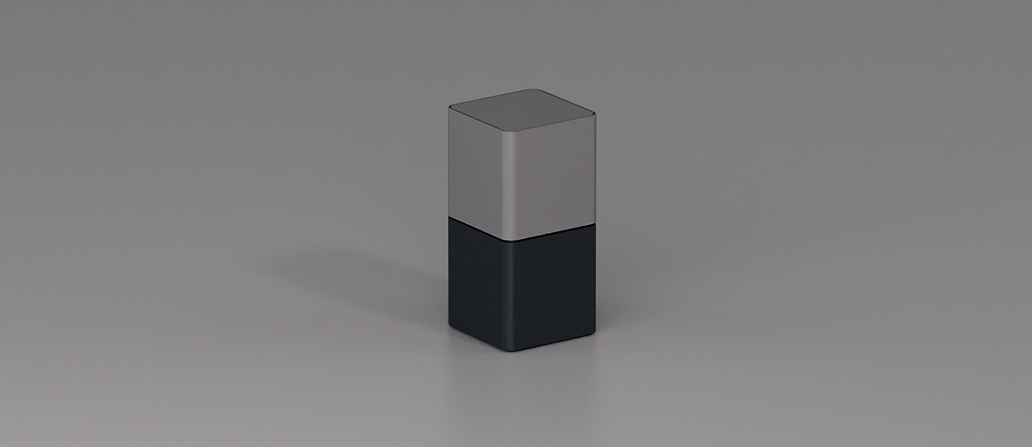 Cubik table with metal top vista 5