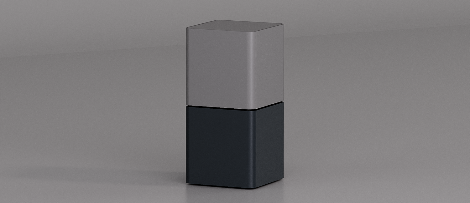 Cubik table with metal top vista 7