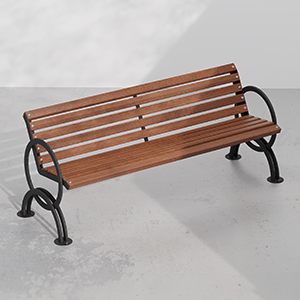 Bench Lesina with armrests