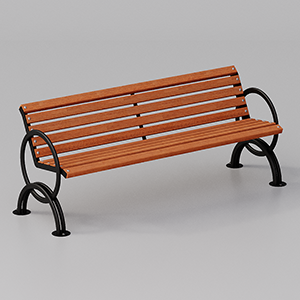 Bench Lesina with armrests