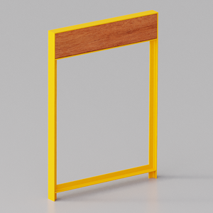 Ciak pedestrain barrier wood