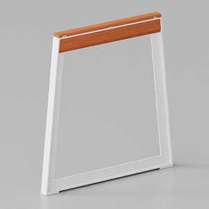 UpsideDown pedestrian guard with wide base