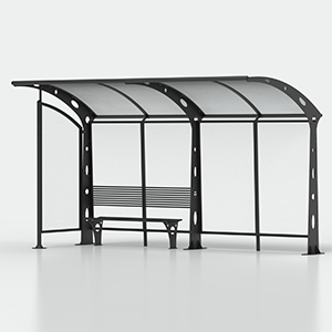 <strong>Variante:</strong><br> - doppio modulo da cm. 200<br> - singola panca e schienale asinistra<br> - parete laterale sinistra