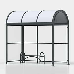 <strong>Variante:</strong><br> - senza parete laterale destra (con montante anteriore)