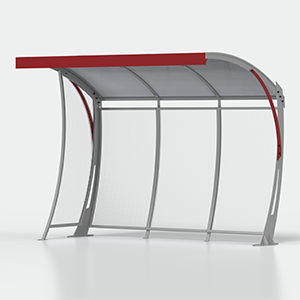 <strong>Variante:</strong><br> - parete laterale sinistra aggiuntiva<br> - senza panca e senza schienale