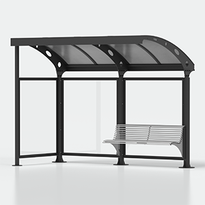 <strong>Variante:</strong><br> - senza bacheca<br> - parete laterale a sinistra<br> - panchina a destra